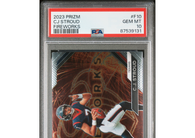 2023 Panini Prizm Fireworks CJ Stroud #F10 PSA 10 Texans!