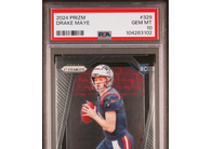2024 Panini Prizm Drake Maye #329 PSA 10 New England Patriots!