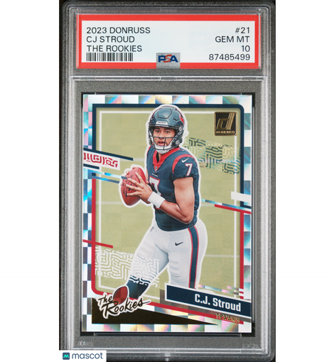 2023 Panini Donruss The Rookies CJ Stroud #21 Yes