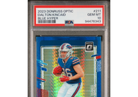 2023 Panini Donruss Optic Dalton Kincaid #211 Blue Hyper PSA 10 Bills!