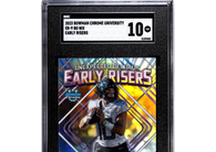 2023 Bowman University Chrome Bo Nix #ER-9 Early Risers SGC 10 Broncos!