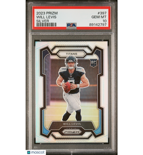 2023 Panini Prizm Will Levis #397 Silver PSA 10 Titans!