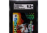 2022 Donruss Optic Patrick Mahomes II Rising Suns Black Pandora #'d /25 SGC 9.5