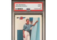 1992 Bowman Mariano Rivera #302 PSA 9 Mint NY Yankees!