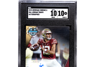 2023 Bowman University Chrome Jordan Travis #66 Autographed SGC 10 FSU!