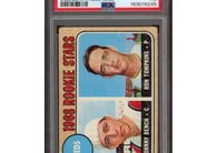 1968 Topps Johnny Bench / Ron Tompkins Rookie #247 PSA 1.5 FR Reds HOF