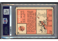 1966 Topps Joe Namath #96 New York Jets vintage football card professionally graded PSA 3 VG.
