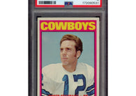 1972 Topps Roger Staubach #200 Dallas Cowboys vintage football card professionally graded PSA 4 VG-EX.