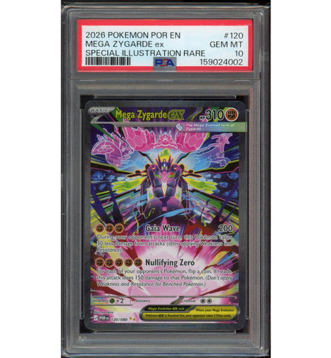 2026 Pokemon POR EN Mega Zygarde #120 Special Illustration Rare PSA 10 Gem Mint