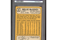 1968 Topps Willie McCovey #290 San Francisco Giants vintage baseball card professionally graded PSA 7 NM.