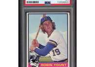 1976 Topps Robin Yount #316 Milwaukee Brewers vintage baseball card professionally graded PSA 3.5 VG+.