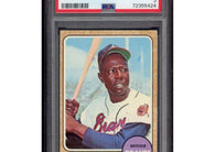 1968 Topps Hank Aaron #110 Atlanta Braves vintage baseball card professionally graded PSA 3 VG.