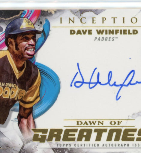 2022 topps inception dave winfield #idg-dw #'d 03/20 padres!