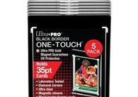 Ultra Pro Black Border One-Touch Magnetic 35pt 5 Pack - MP Sports Cards