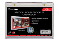 Ultra PRO Vertical Double Booklet ONE-TOUCH Magnetic Holder 175pt for protecting vertical double booklet sports trading cards, oversized patch cards, multi-autograph cards, and premium memorabilia cards.