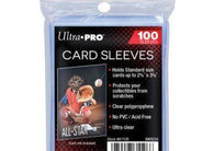 Ultra PRO Soft Card Sleeves 100 Count archival-safe penny sleeves for sports cards, Pokémon, and trading card games available at MP Sports Cards.