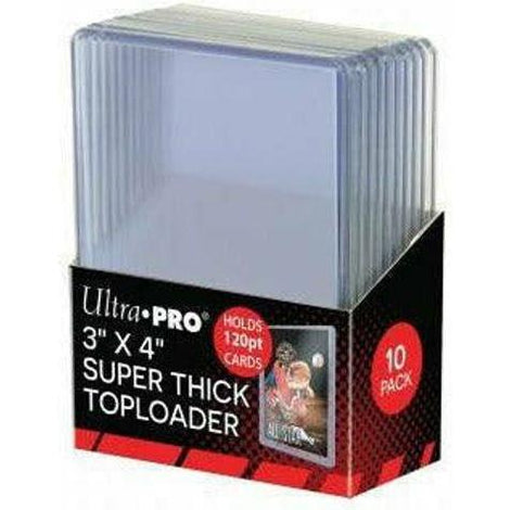 Pro-Mold 120pt Thick Card Holders - 5 Pack Snap-Lock Mini Jersey Card Protectors