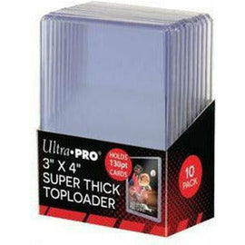 Ultra Pro 3 x 4 Super Thick 130 Point Toploader 10ct - MP Sports Cards