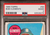 1969 Topps Bob Clemente #50 PSA 2